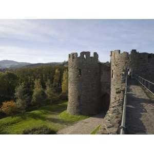  Walls Walk West to Mill Gate Towers Entrance, with View of 
