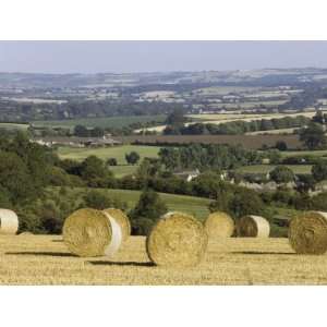  Bales of Hay with Chipping Campden Beyond, from the 
