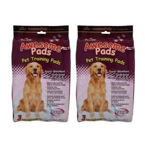    Pet Aid Awesome Puppy Dog Training Pads Large 6 Count