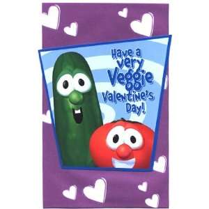  Veggie Tales Valentines Treat Sacks   Package of 24 