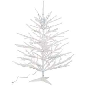  Sullivan Twig Flocked Tree with 100 White Lights 3