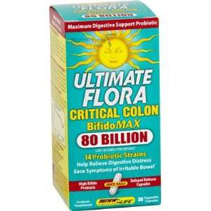 ReNew Life Ultimate Flora Critical Colon BifidoMAX 80 Billion, 30 