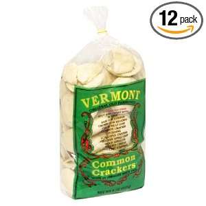 Vermont Country Store Common Crackers, 7.5 Ounce Bags (Pack of 12 