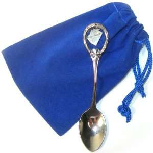 Vintage Souvenir Spoon with Nickel Silver Charm in Gift Bag   Arizona