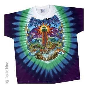  Grateful Dead Watchtower Tie Dye T Shirt (2XL) Sports 