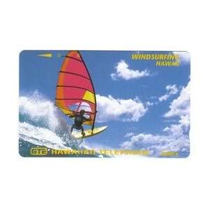 Collectible Phone Card 6u Windsurfing Hawaii   Yellow 