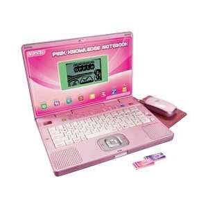 vtech   Pink Knowledge Notebook  Toys & Games